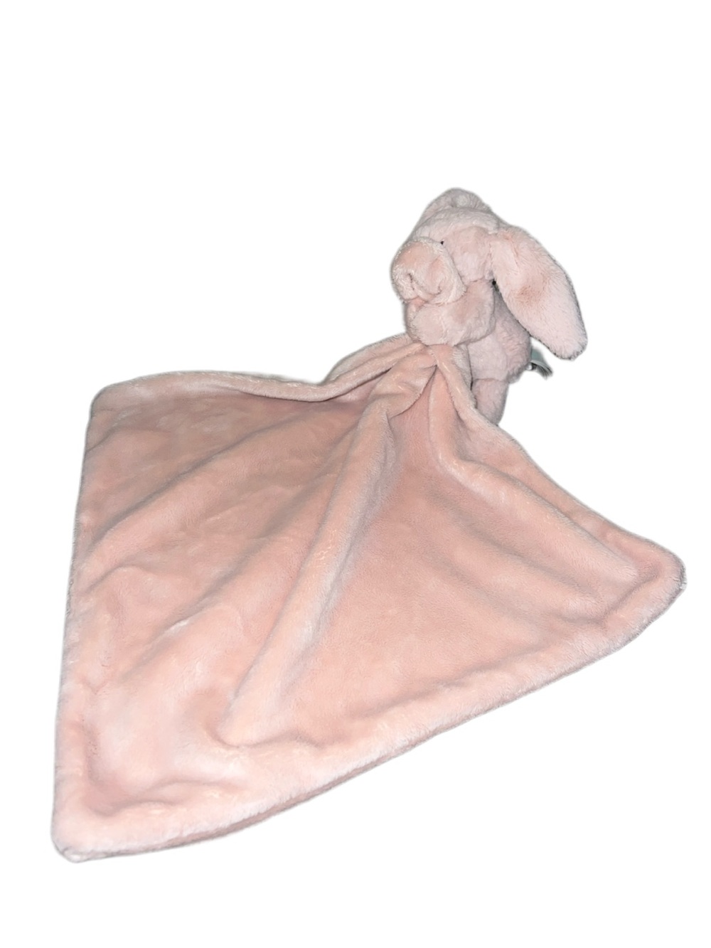 Baby Jellycat Bashful Pink Bunny Rabbit Lovey Security Blanket Soft Soother